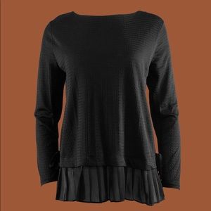 Lauren Conrad Preppy Ruffle Hem Top